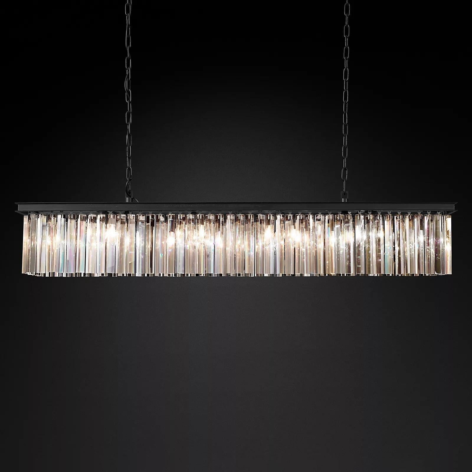 Rhys Rectangular Chandelier 59"