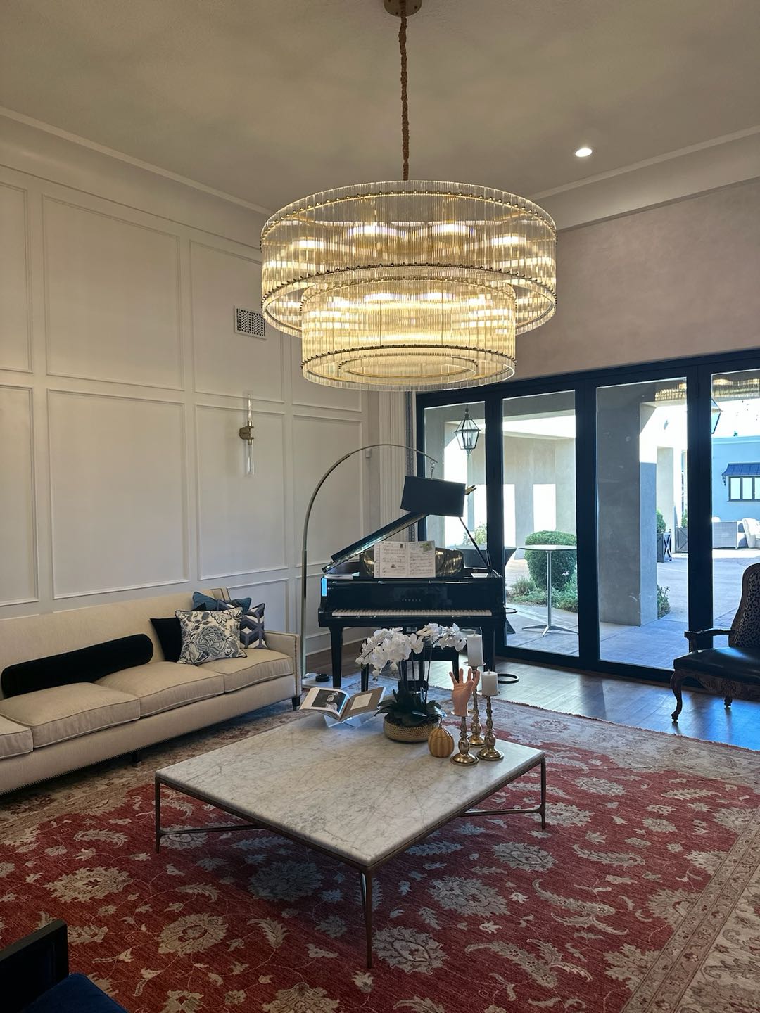 Sun Marco 2-Tier Round Chandelier 48"