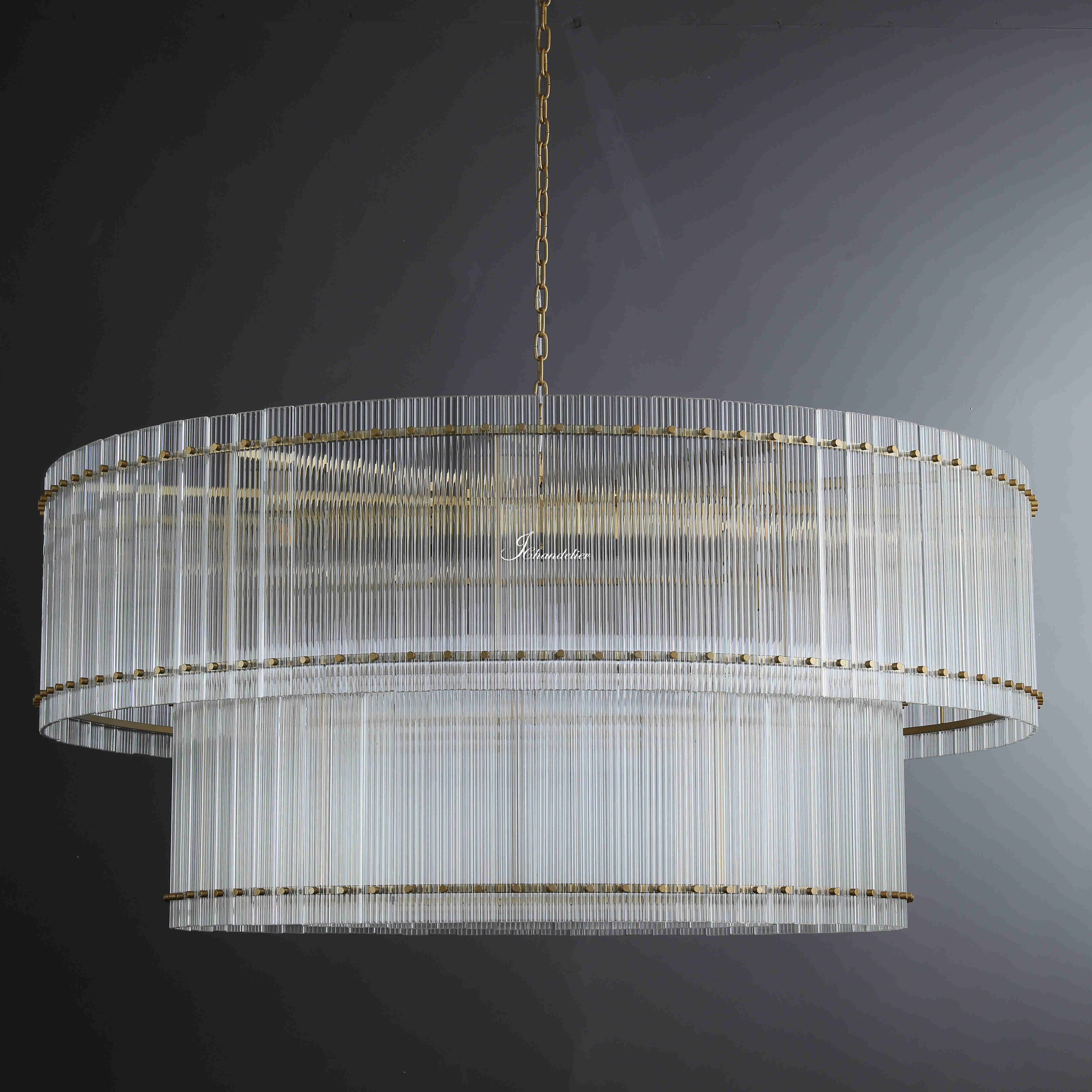 Sun Marco 2-Tier Round Chandelier 60"