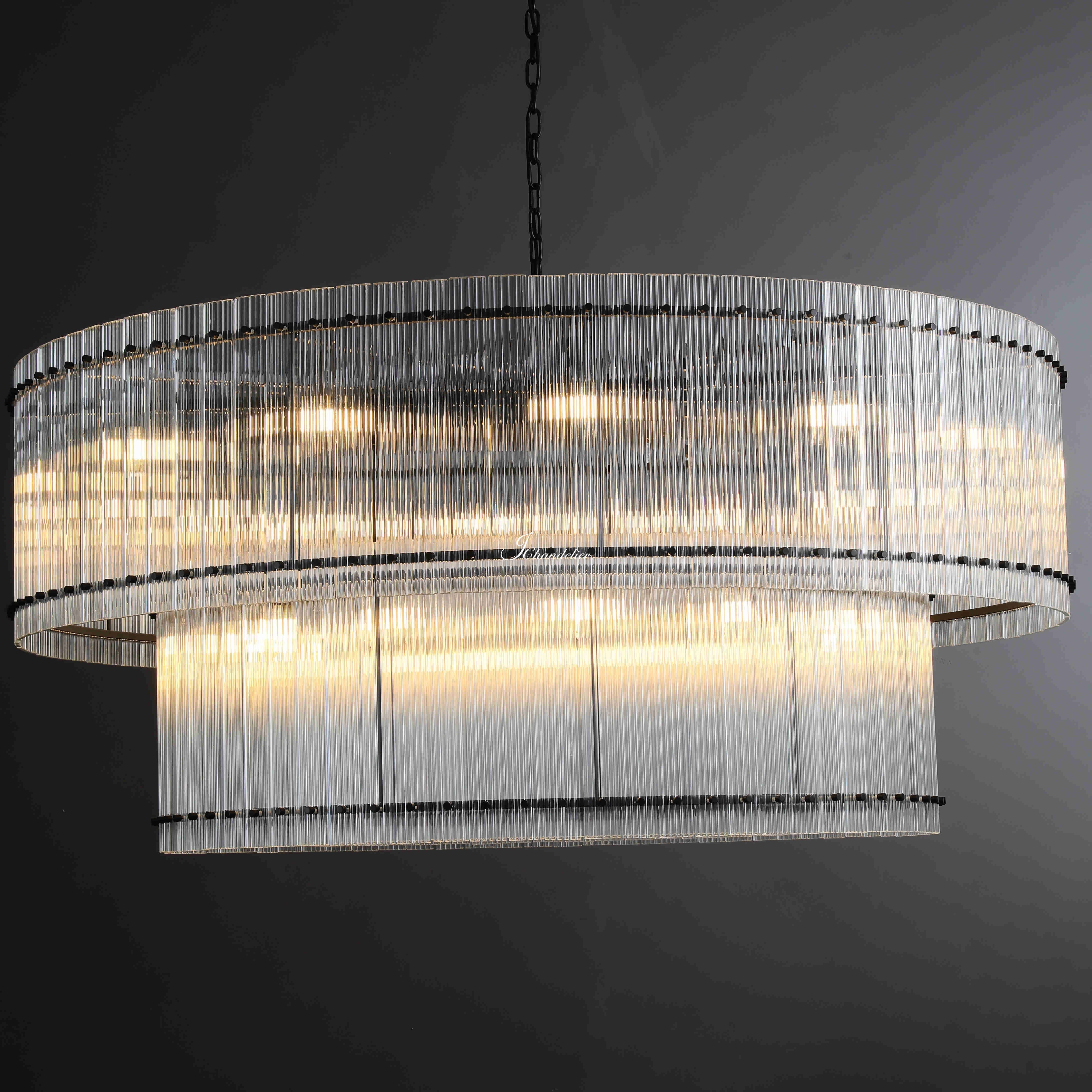 Sun Marco 2-Tier Round Chandelier 60"