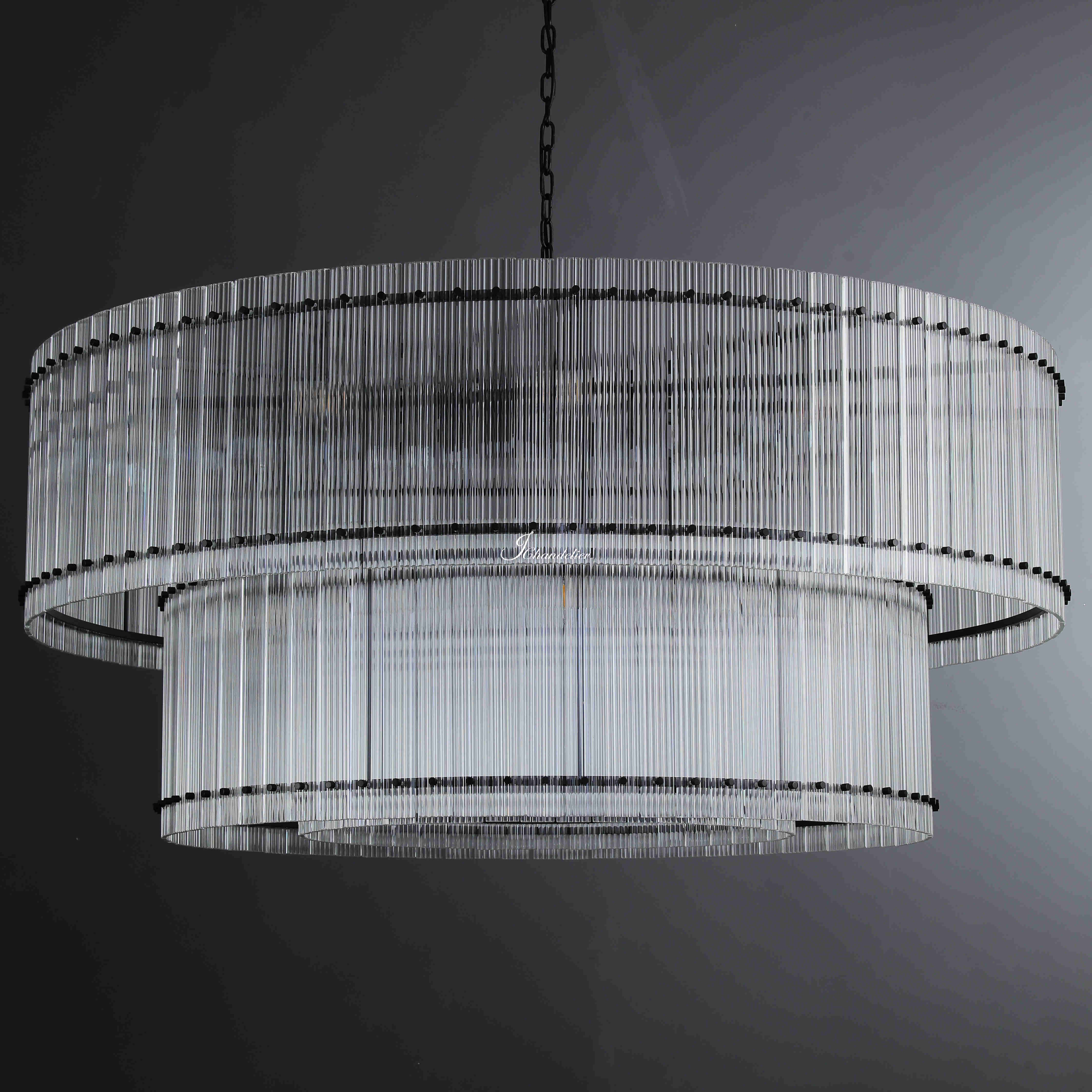 Sun Marco 2-Tier Round Chandelier 60"