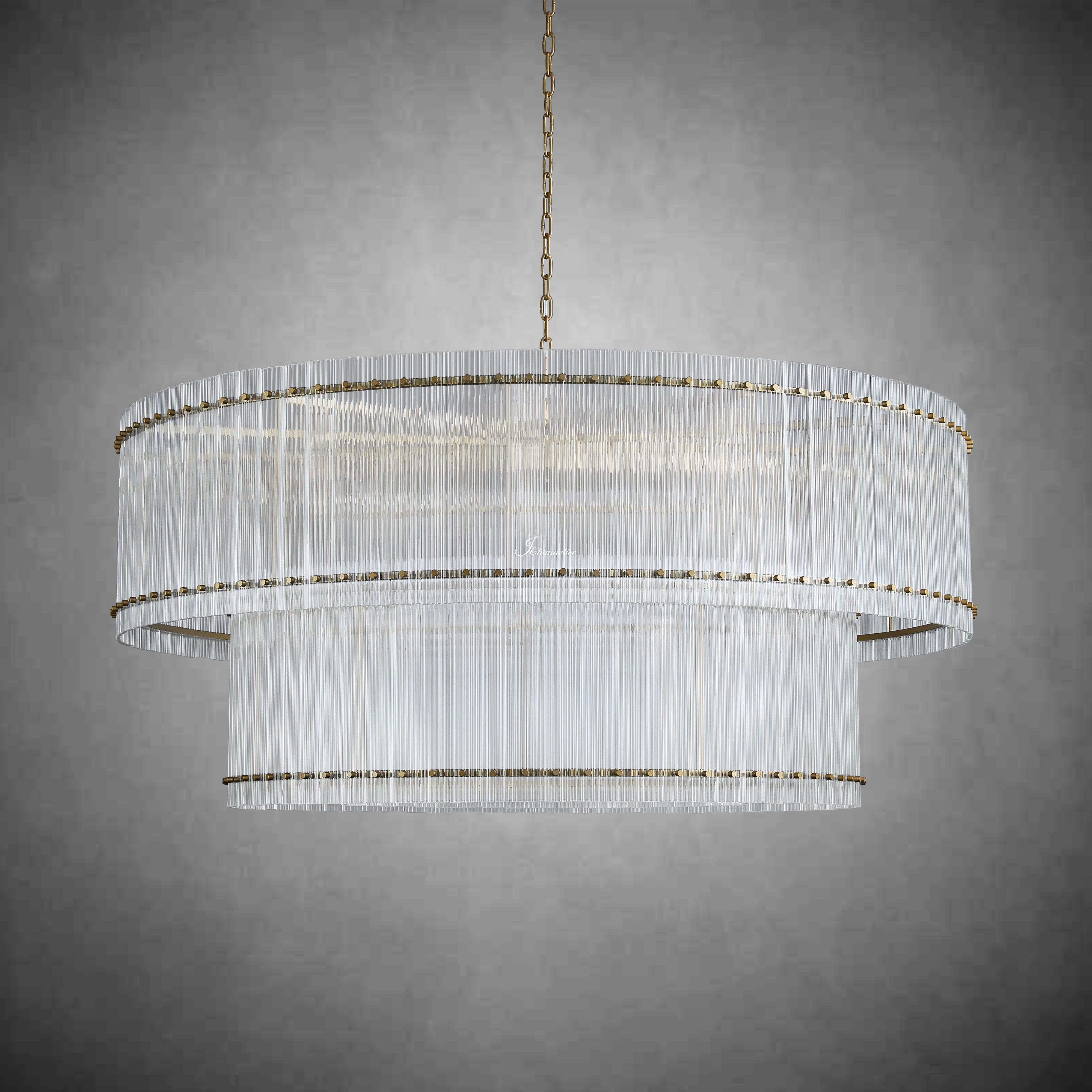 Sun Marco 2-Tier Round Chandelier 60"