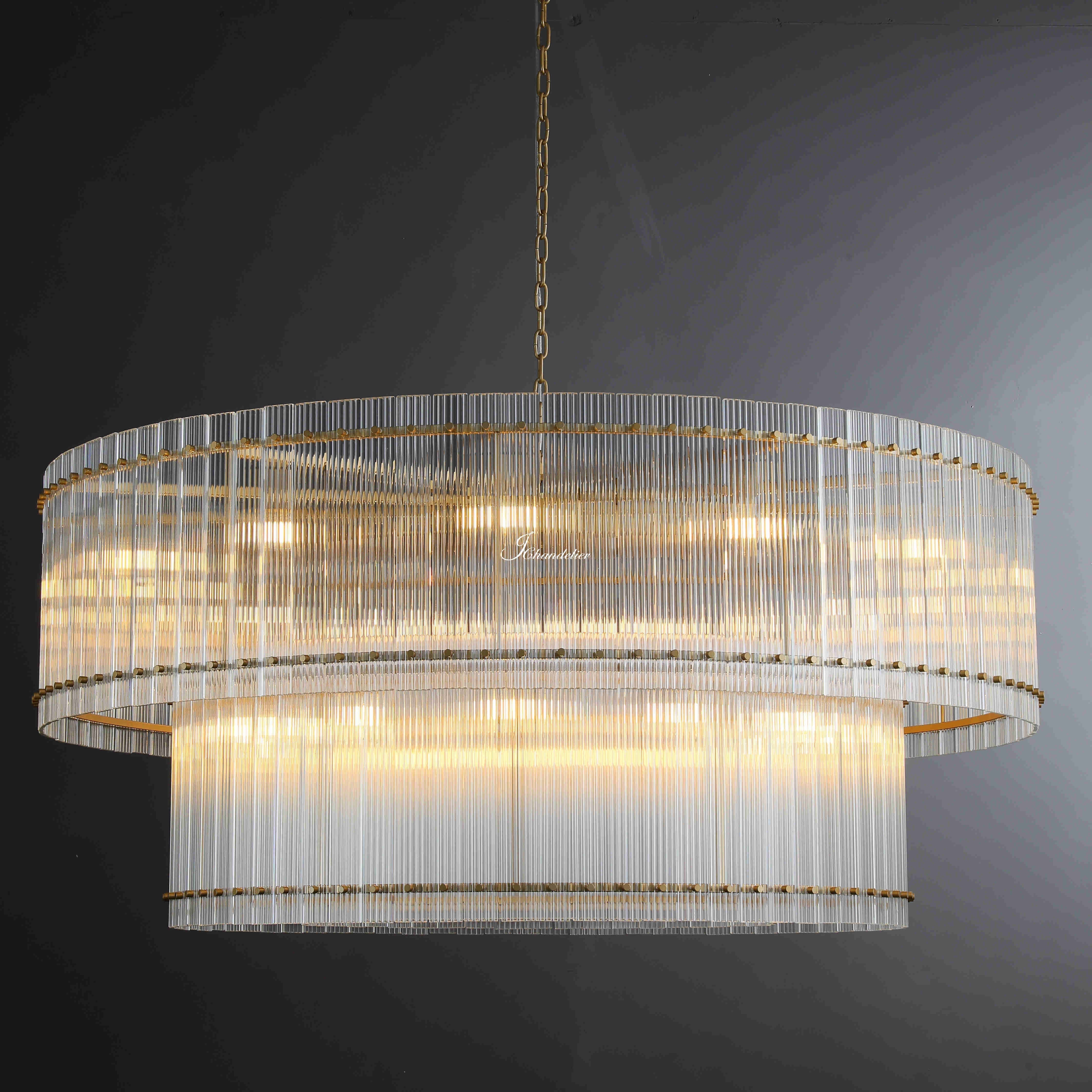 Sun Marco 2-Tier Round Chandelier 60"