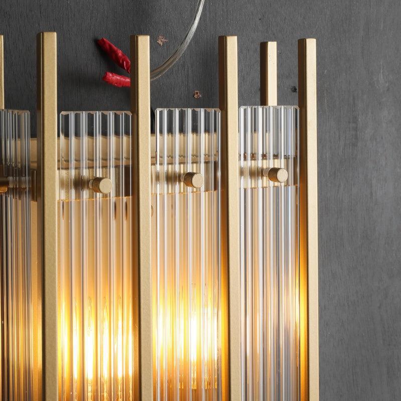 Sun Marco Glass Rectangular Wall Sconce