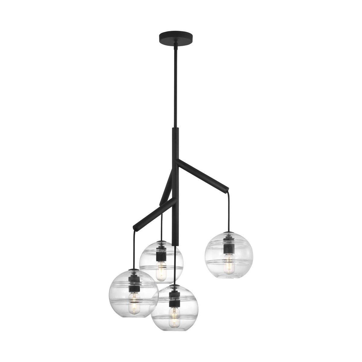 Art Glass Ball Sedona Chandelier-MEET LIGHTING